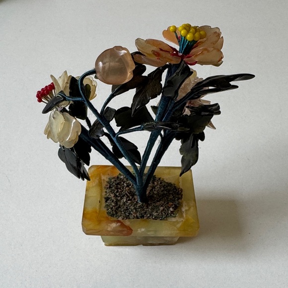 Vintage Bundles Decorative Jade Glass,Asian bowl, Chopstick Holders,Lucky Buddha - Picture 6 of 16